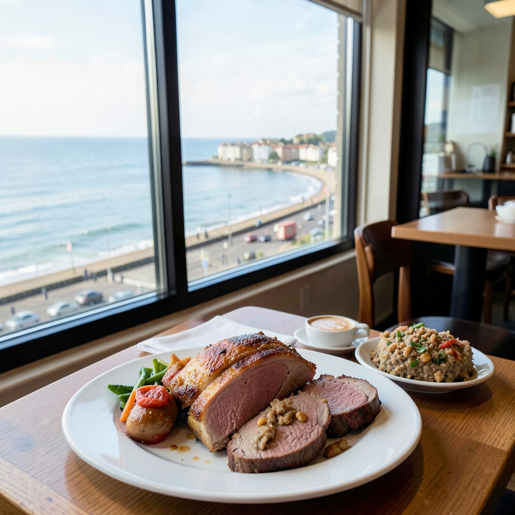 Hove’s Babble café serves Sunday roasts with sea views and local produce